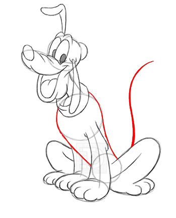 Step 19 How to Draw Disney Characters Step By Step - 19