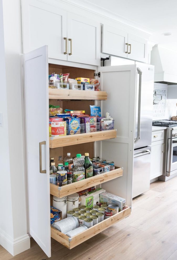 Storing-everything-1-675x993 100+ Smartest Storage Ideas for Small Kitchens in 2022