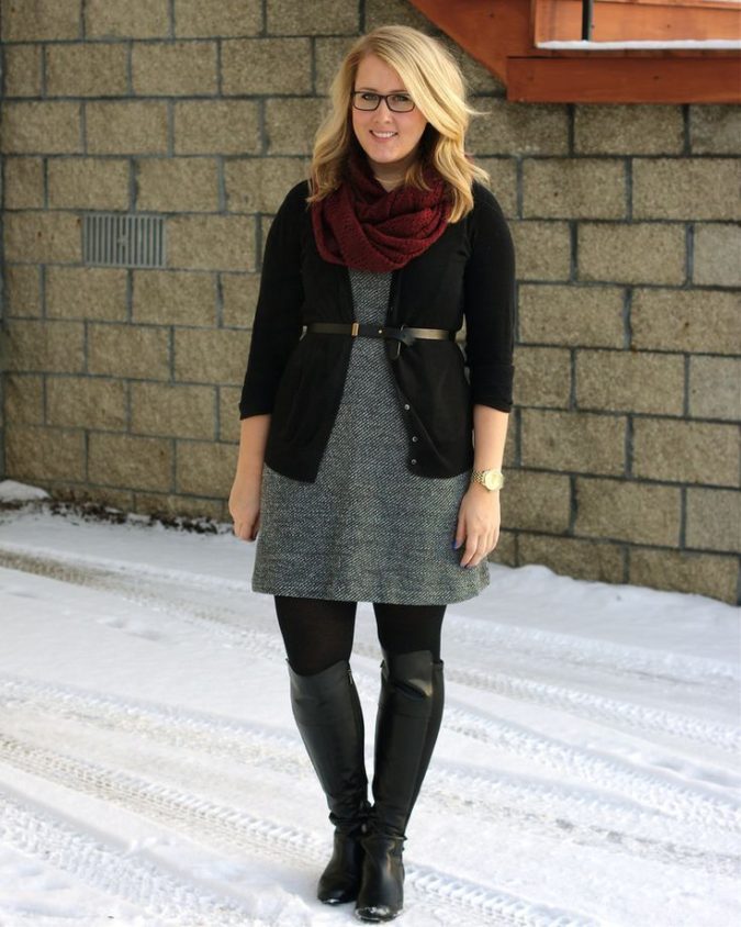 Suit scarves and pants. 115+ Elegant Work Outfit Ideas for Plus Size Ladies - 3