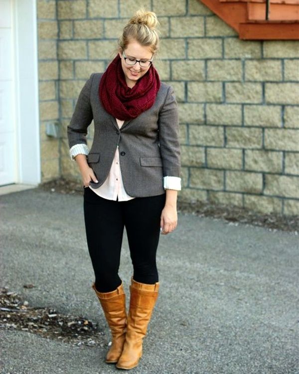 Suit scarves and pants 115+ Elegant Work Outfit Ideas for Plus Size Ladies - 2