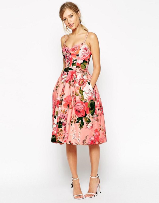 The rose design dress 120 Splendid Women's Outfits for Evening Weddings - 3