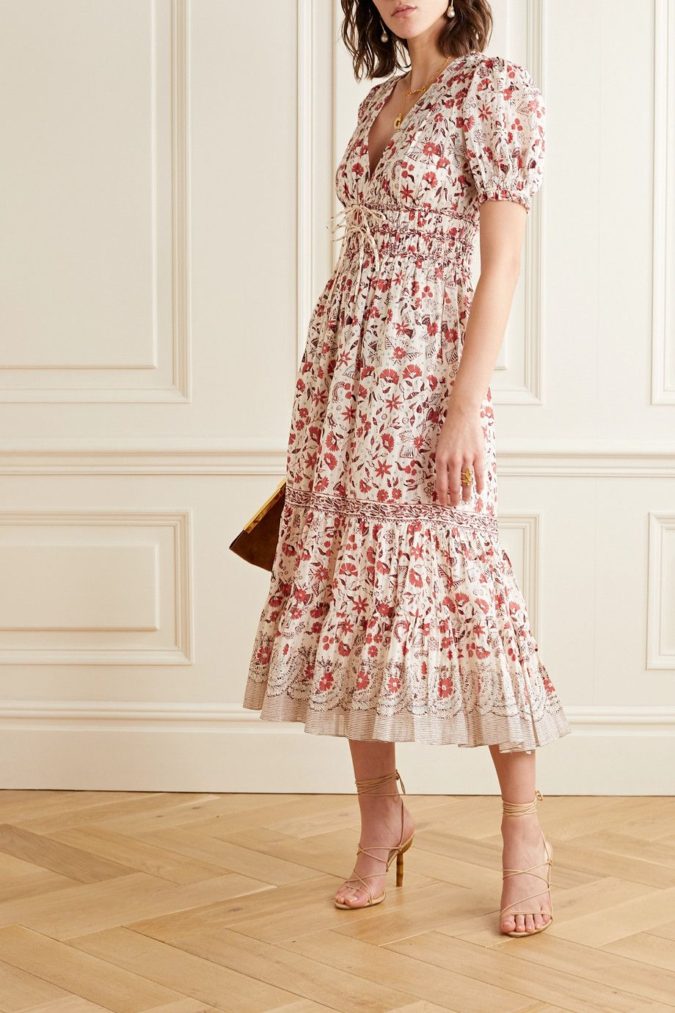 The rose design dress. 2 120 Splendid Women's Outfits for Evening Weddings - 6