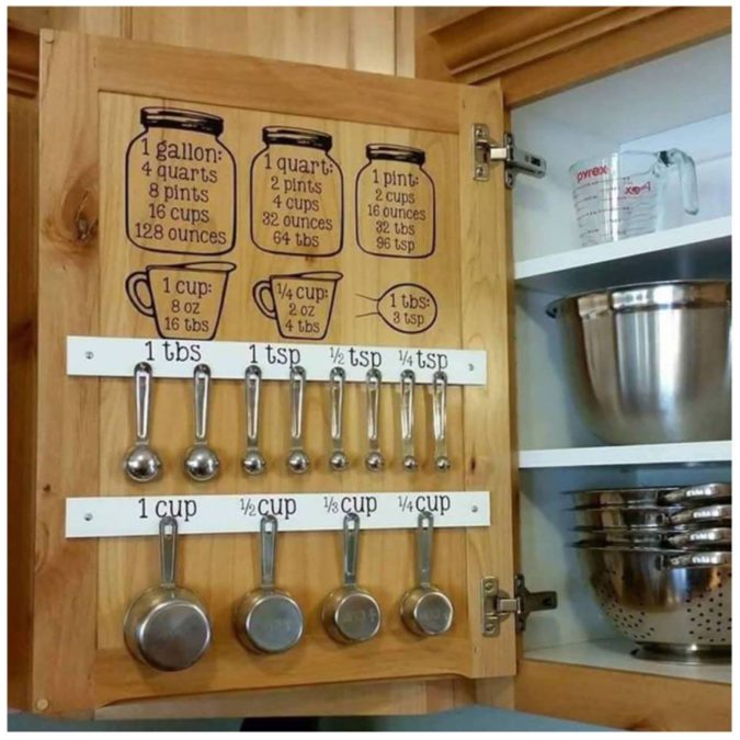 Using-cabinet-doors--675x675 100+ Smartest Storage Ideas for Small Kitchens in 2021