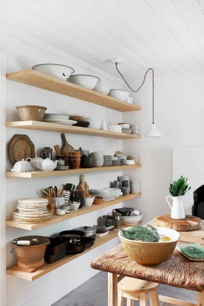 Using-shelves-.-1-675x1012 100+ Smartest Storage Ideas for Small Kitchens in 2021