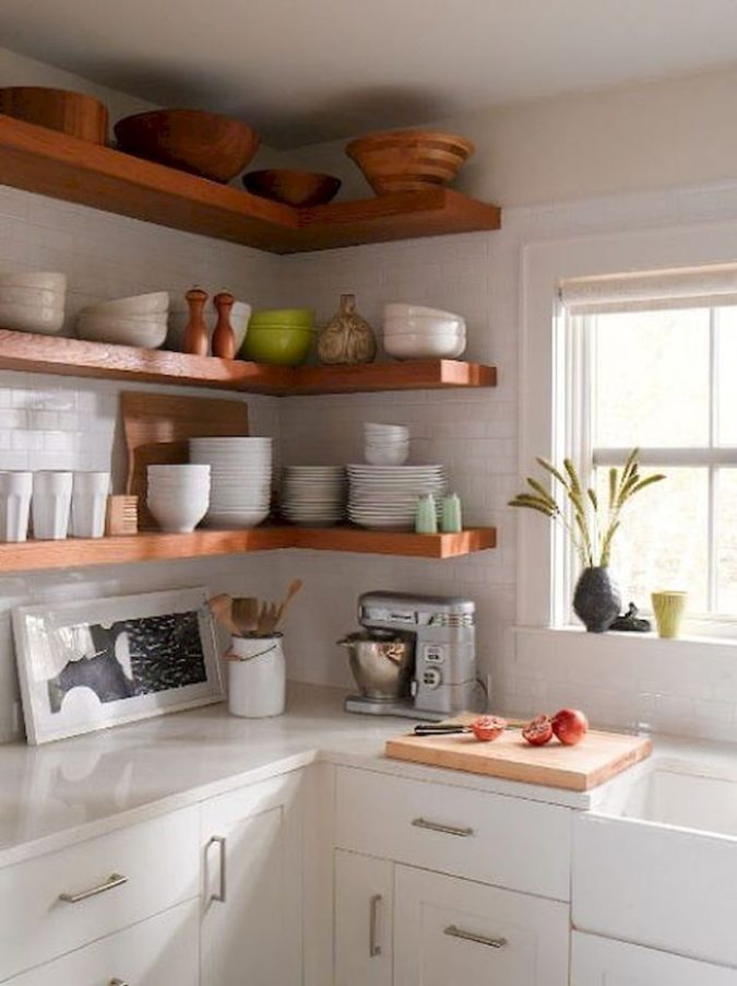 Using-shelves-.-675x902 100+ Smartest Storage Ideas for Small Kitchens in 2022