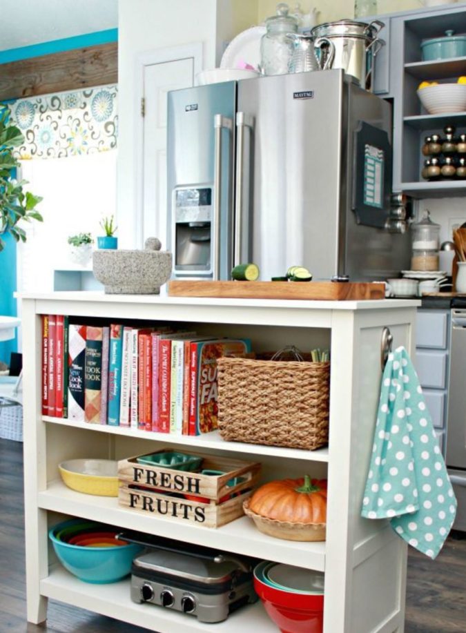 Using your fridges top 2 100+ Smartest Storage Ideas for Small Kitchens - 66
