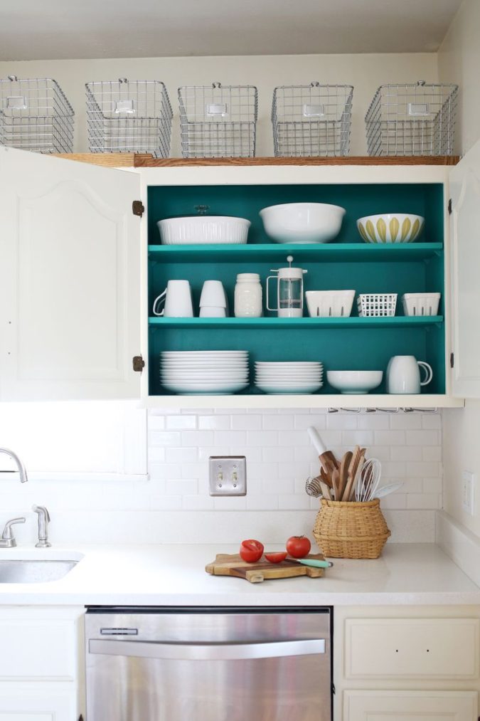 Utilizing baskets 100+ Smartest Storage Ideas for Small Kitchens - 67