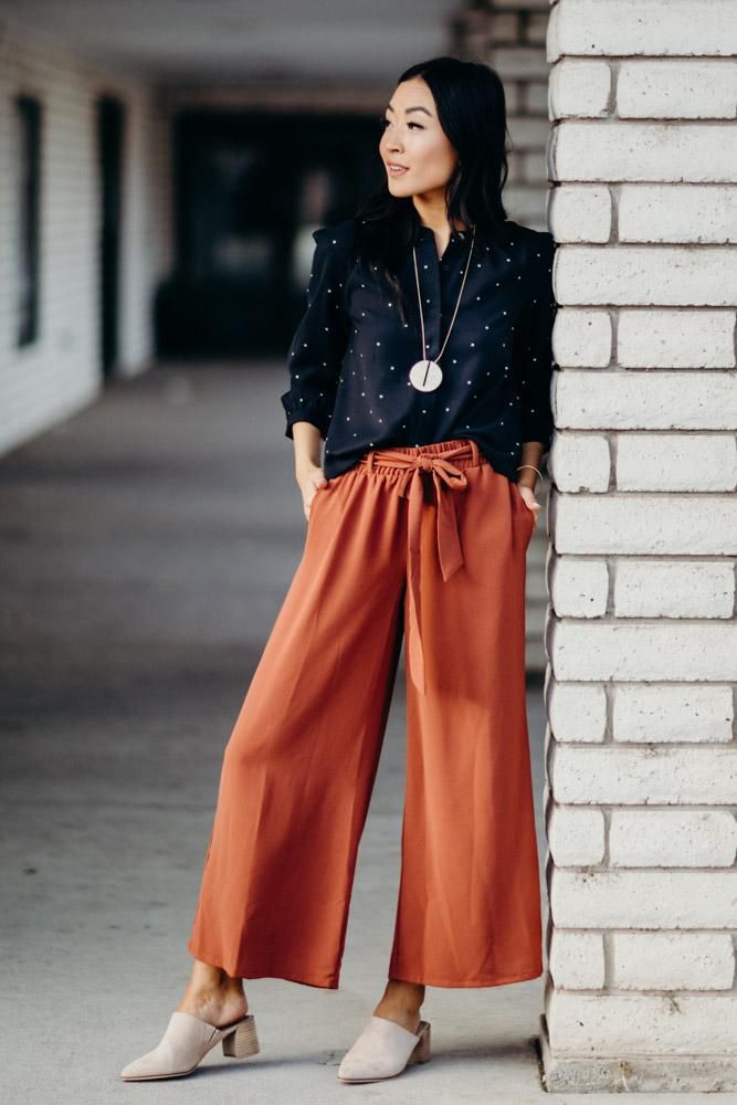 Wide leg pants 3 140 First-Date Outfit Ideas That Make You Special - 68