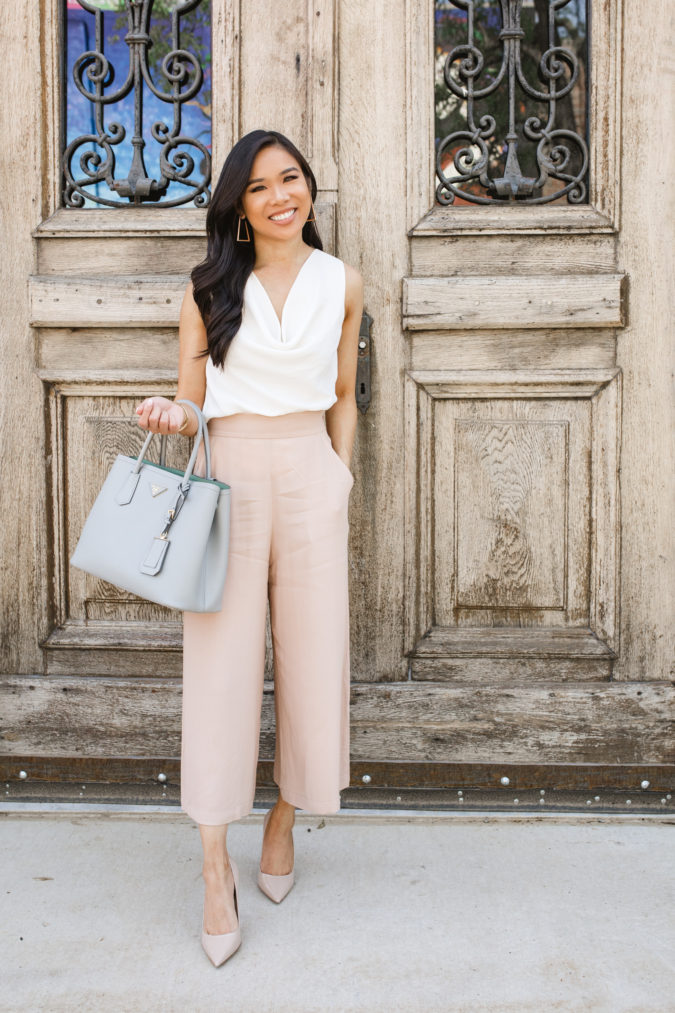 Wide leg pants. 1 140 First-Date Outfit Ideas That Make You Special - 64