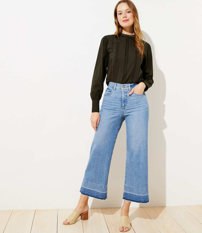 Wide leg pants.. 140 First-Date Outfit Ideas That Make You Special - 62