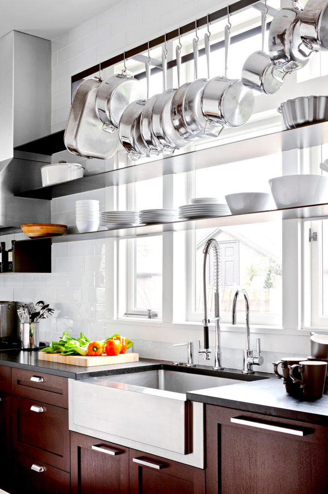Window storage strategy. 100+ Smartest Storage Ideas for Small Kitchens - 59