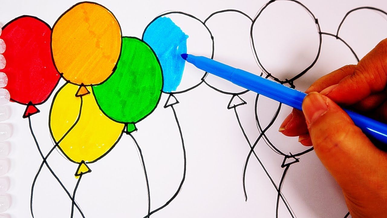 balloons Top 10 Coolest Unique Drawing Ideas for Teens - 17