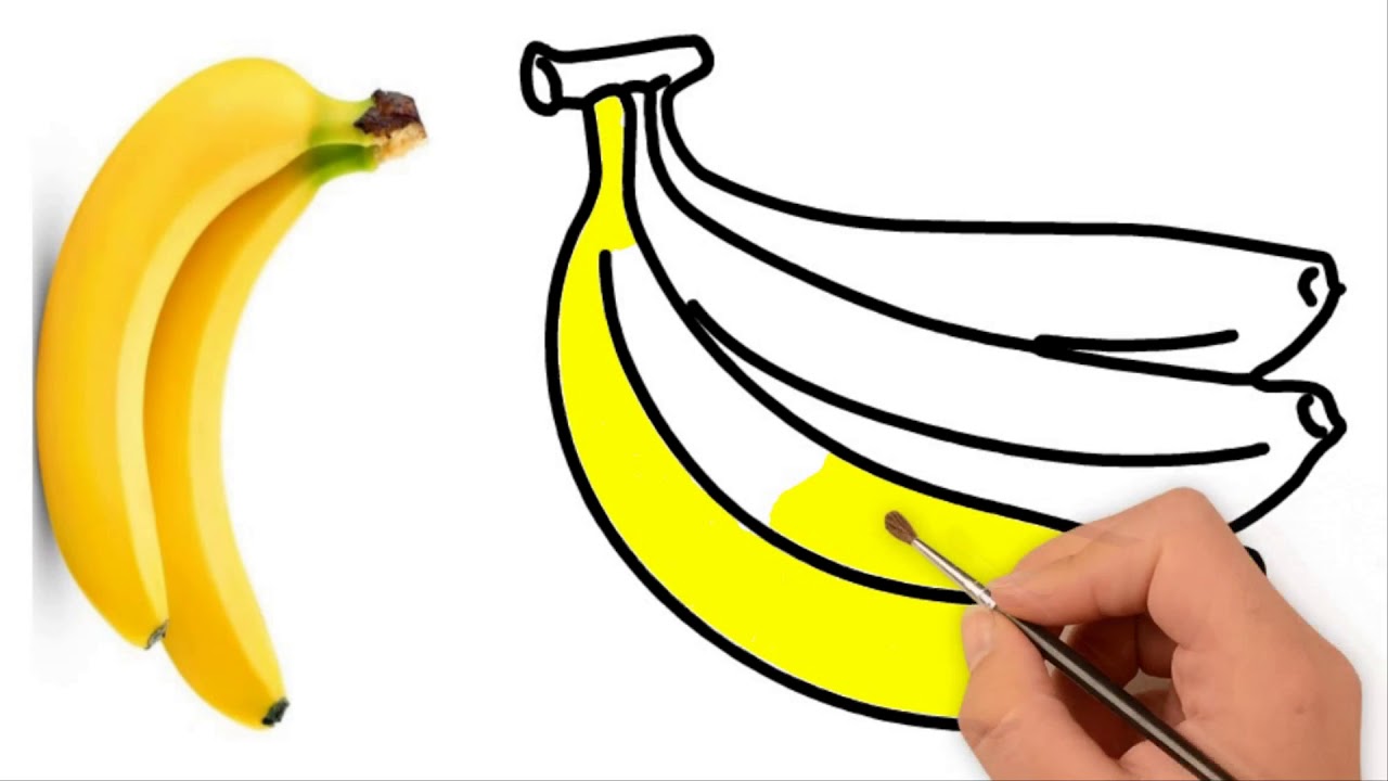 Top 10 Coolest Unique Drawing Ideas for Teens 15 banana Top 10 Coolest Unique Drawing Ideas for Teens - 14