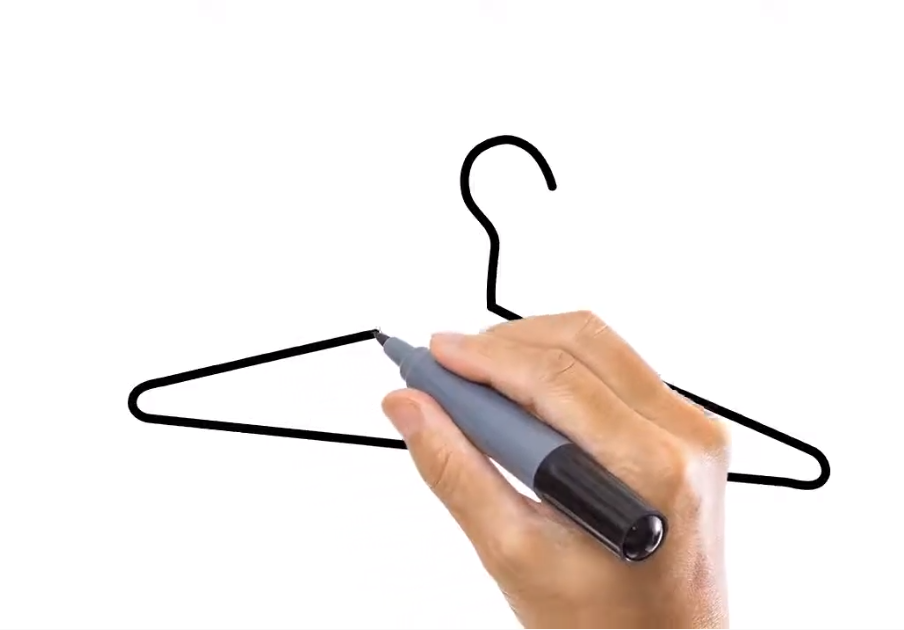 coat hanger Top 10 Easiest Things to Draw - 11