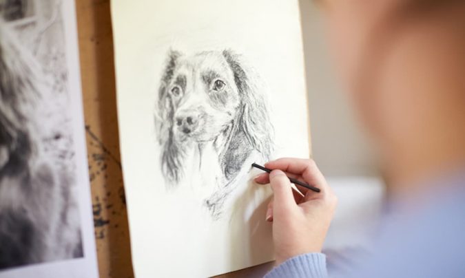 dog Top 10 Coolest Unique Drawing Ideas for Teens - 3