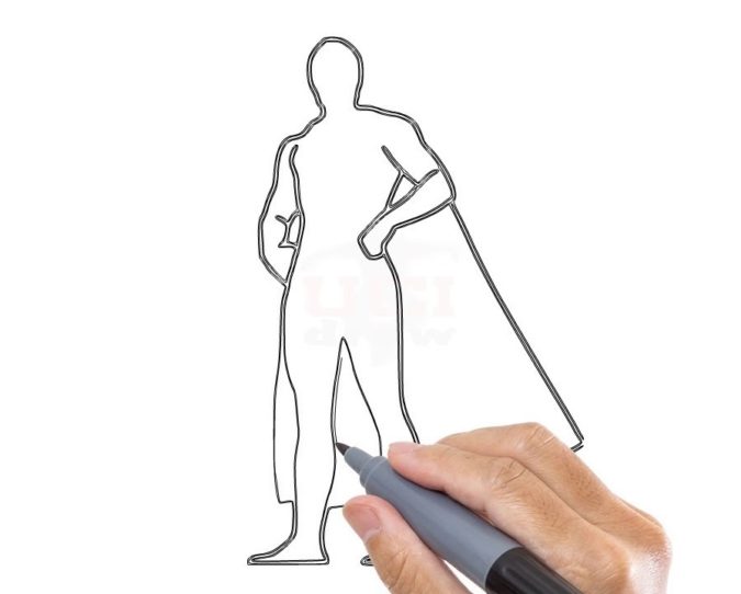 draw yourself as a hero. Top 10 Coolest Unique Drawing Ideas for Teens - 5