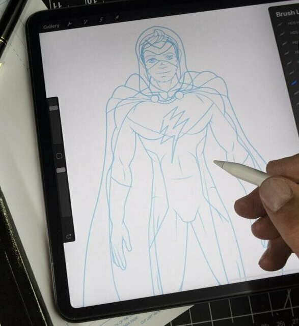 draw yourself as a hero Top 10 Coolest Unique Drawing Ideas for Teens - 6