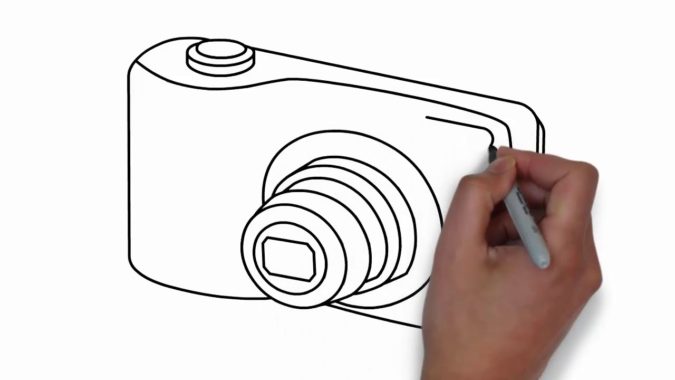 drawing-a-Camera-675x380 Top 10 Easiest Things to Draw