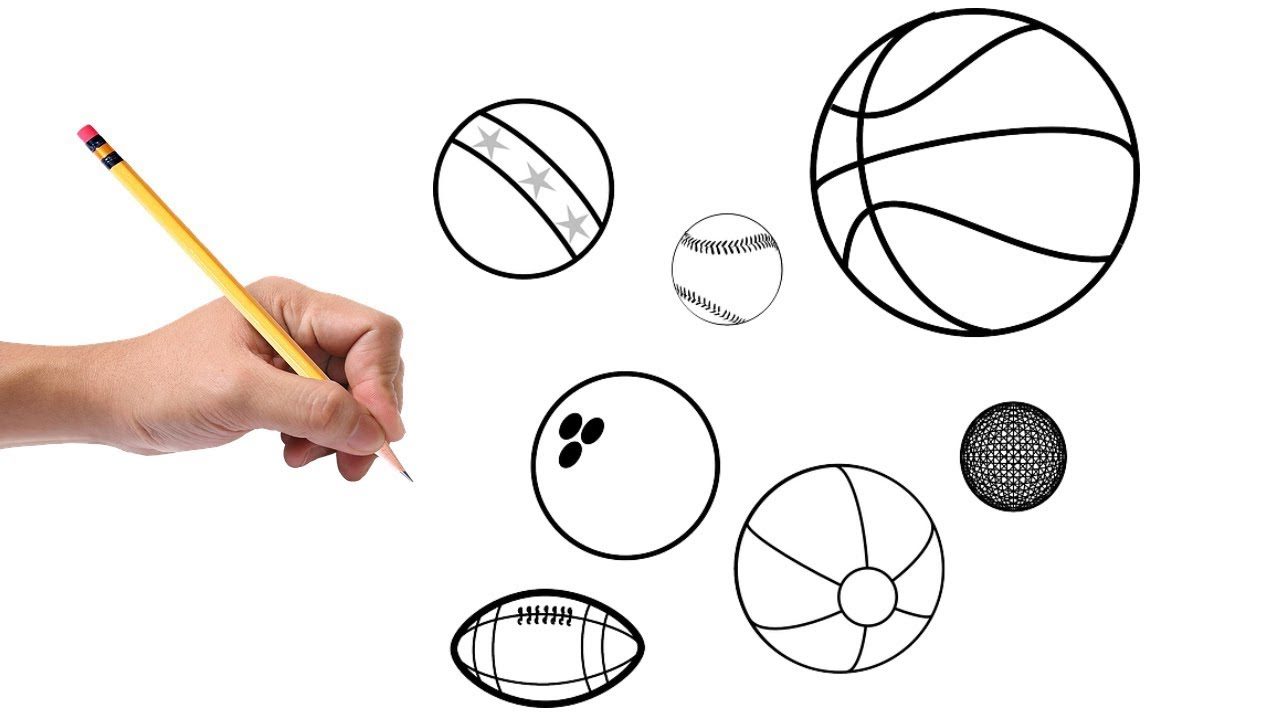 drawing a ball 1 e1602431485310 Top 10 Easiest Things to Draw - 10