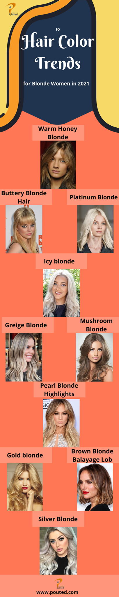 Top 10 Hair Color Trends for Blonde Women in 2021