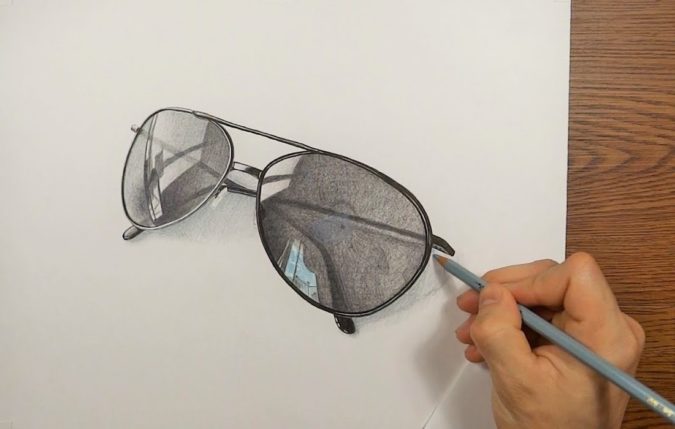 sunglasses-1-675x429 Top 10 Coolest Unique Drawing Ideas for Teens