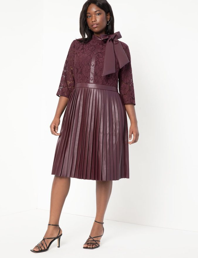 Colored leather 70+ Stylish Plus-Size Fashion Trends - 2