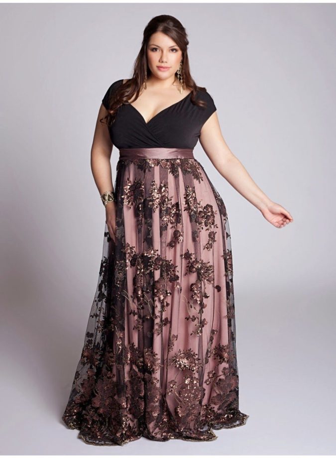 Evening gown 3 70+ Stylish Plus-Size Fashion Trends - 44