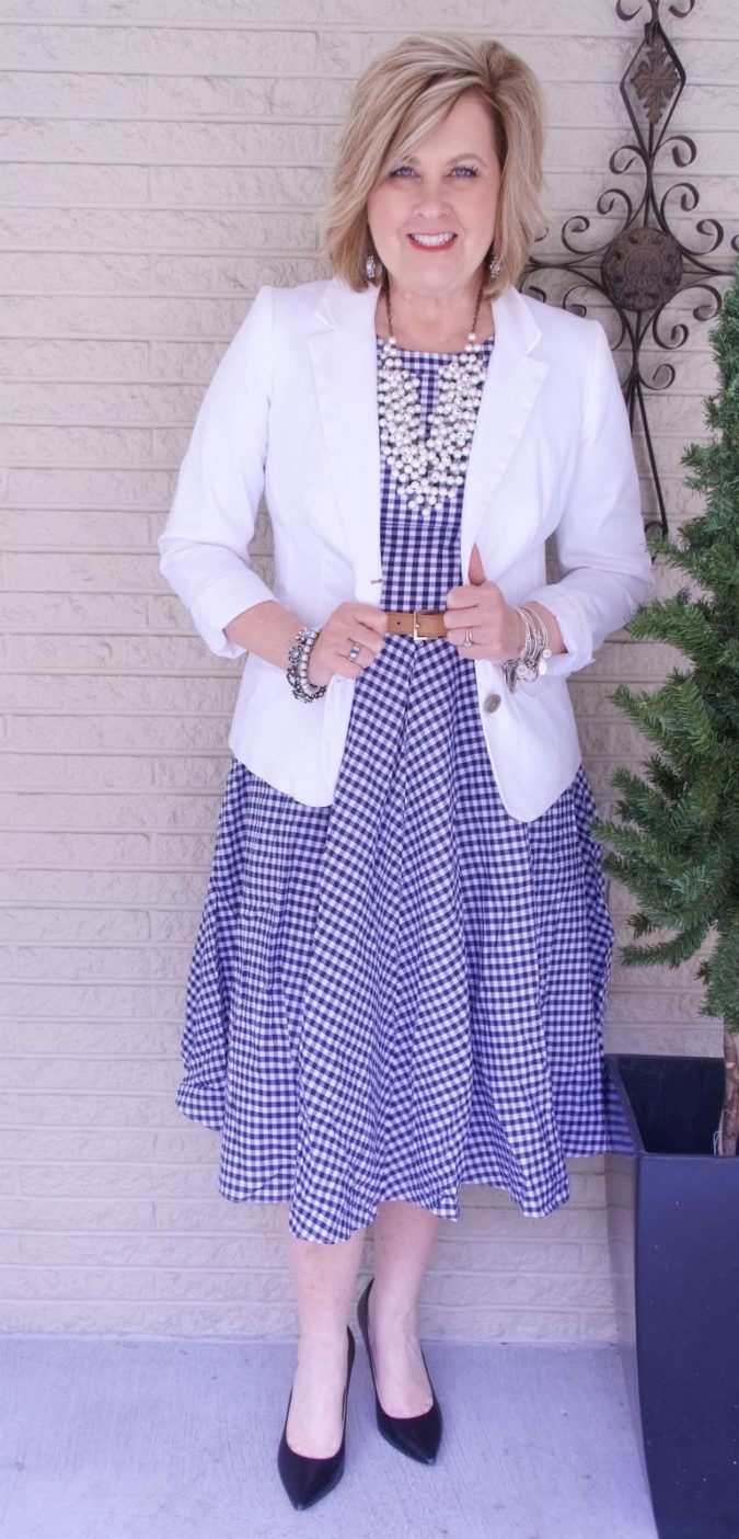 Fit and flare dress. 80+ Fabulous Outfits for Women Over 50 - 1