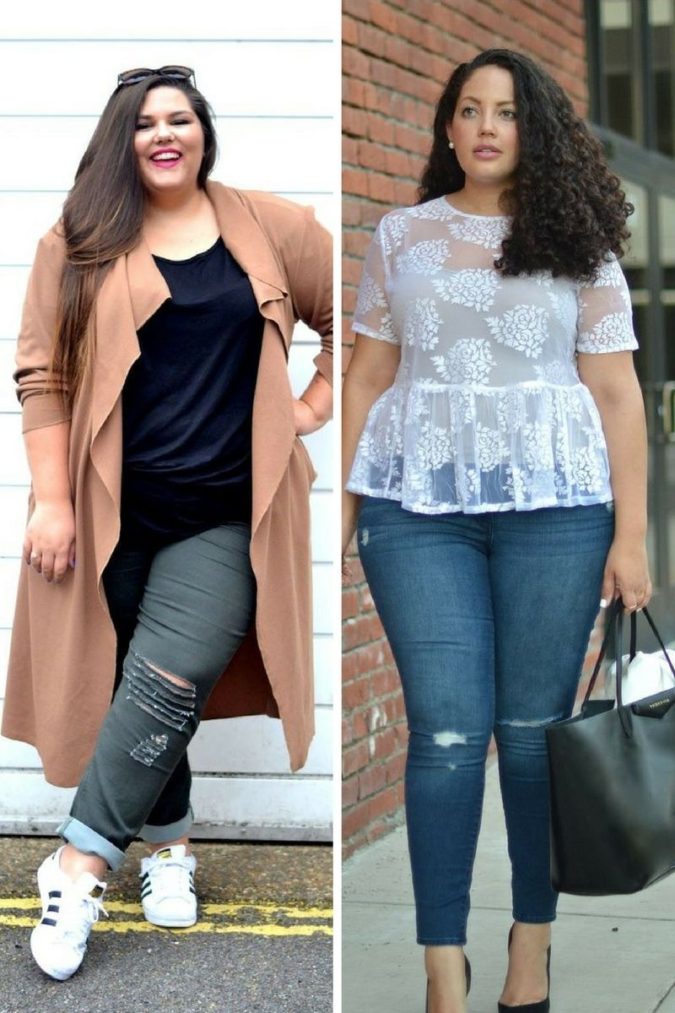 distressed jeans.. 2 70+ Stylish Plus-Size Fashion Trends - 75