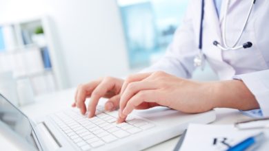 laptop nurse How to Progress Your Nursing Career - Medical 7