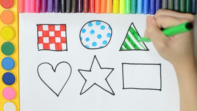 shapes. Top 10 Easiest Drawing Ideas for Kids - 2