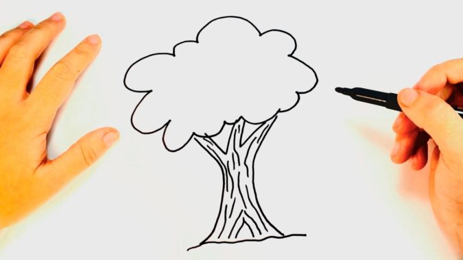 Top 10 Easiest Drawing Ideas for Kids 15 tree Top 10 Easiest Drawing Ideas for Kids - 15