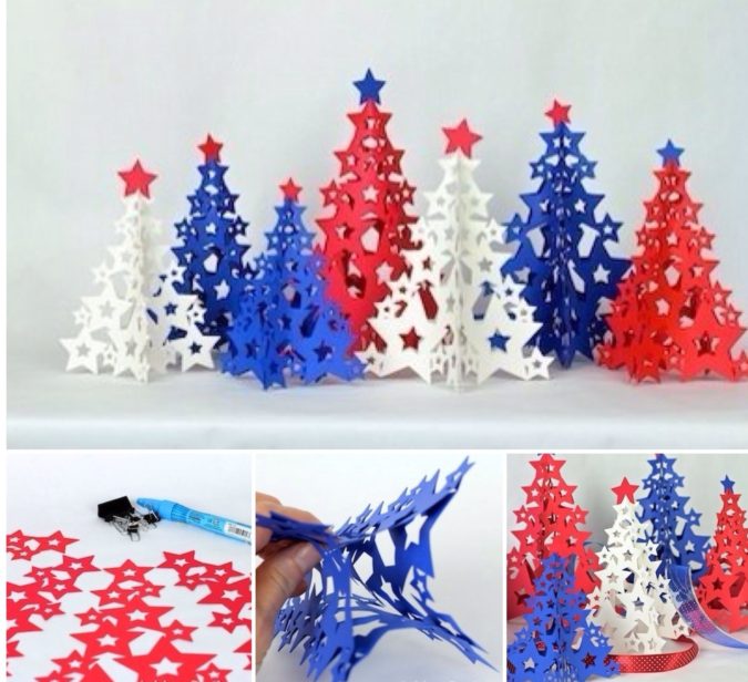 3D paper decorations 3 60+Untraditional Christmas Decorations to Transform Your Home Look This Year - 53