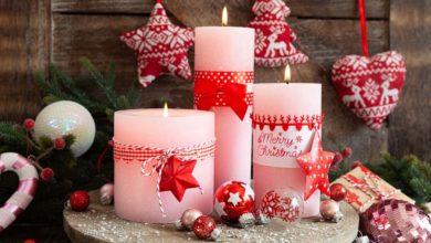 Candles 3 60+ Creative Christmas Decoration Ways for Your Home - 148