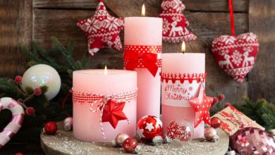 Candles 3 60+ Creative Christmas Decoration Ways for Your Home - Home Decorations 118