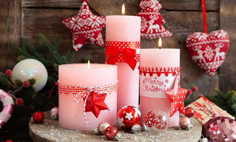 Candles 3 60+ Creative Christmas Decoration Ways for Your Home - Decorate Your Home for Christmas 1