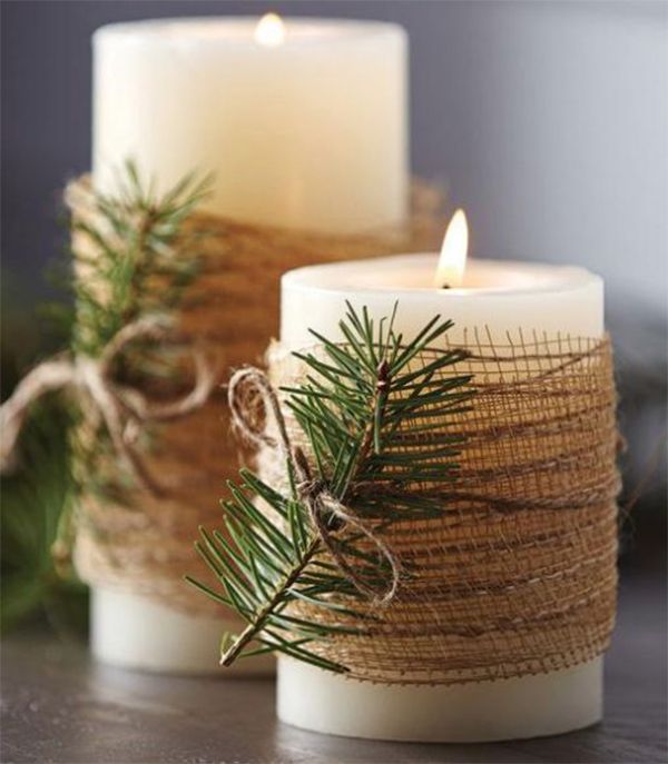 Candles. 1 60+ Creative Christmas Decoration Ways for Your Home - 41