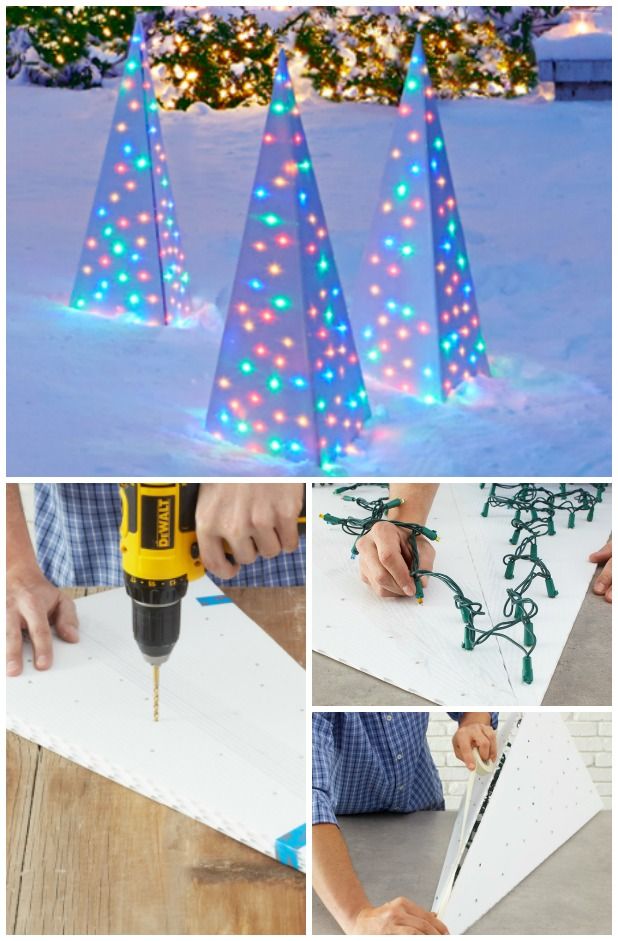 70+ Creative Christmas Decorations to Do 17 DIY Christmas lighting 3 70+ Creative Christmas Decorations to Do - 17