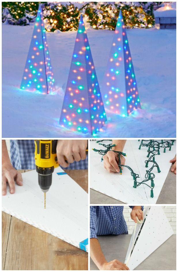 DIY Christmas lighting 3 70+ Creative Christmas Decorations to Do - 17