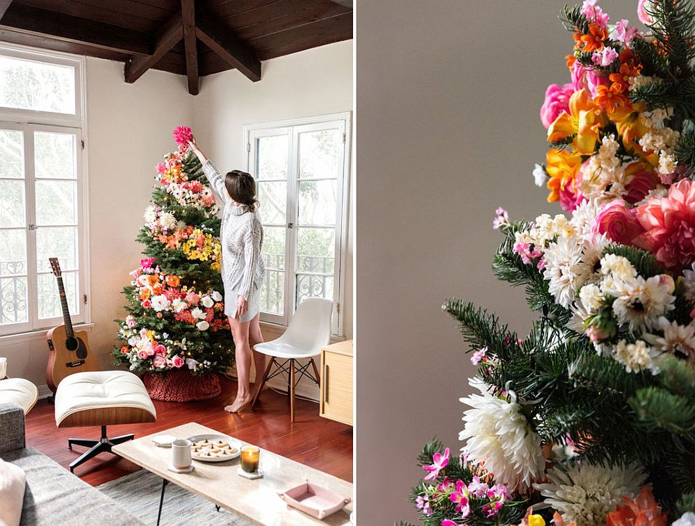 DIY-Christmas-living-room-decorations. 70+ Creative Christmas Decorations to Do in 2021