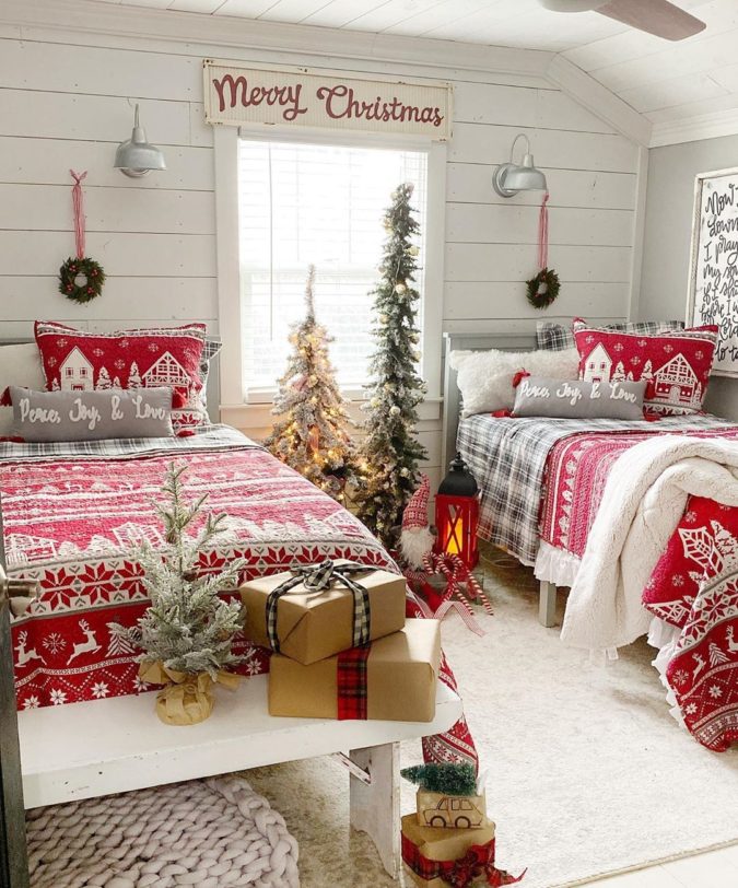 Guest-Room-3-675x812 50+ Guest Room Christmas Decorations to Make Before Christmas Arriving