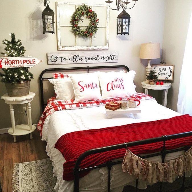 Guest-Room.-5-675x675 50+ Guest Room Christmas Decorations to Make Before Christmas Arriving