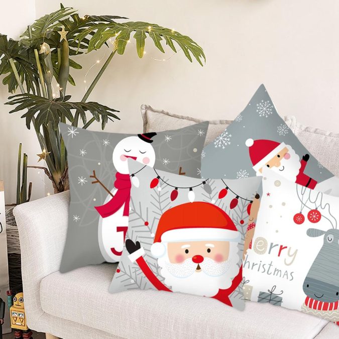 Pillows Cushions. 4 50+ Guest Room Christmas Decorations to Make Before Christmas Arriving - 52 Guest Room Christmas Decorations