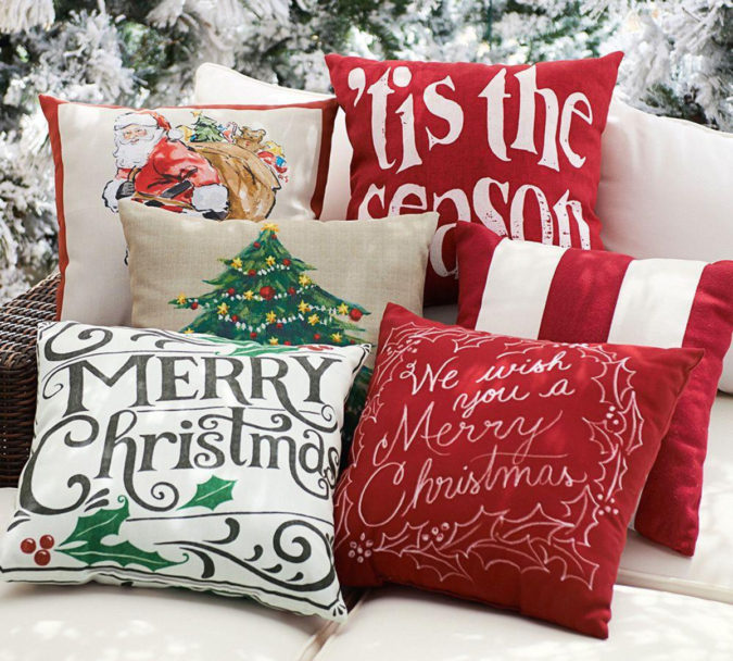 Pillows Cushions. 6 50+ Guest Room Christmas Decorations to Make Before Christmas Arriving - 41 Guest Room Christmas Decorations