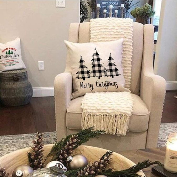 70+ Brilliant Ideas for This Year Christmas Decoration 56 Pillows. 2 70+ Brilliant Ideas for This Year Christmas Decoration - 56