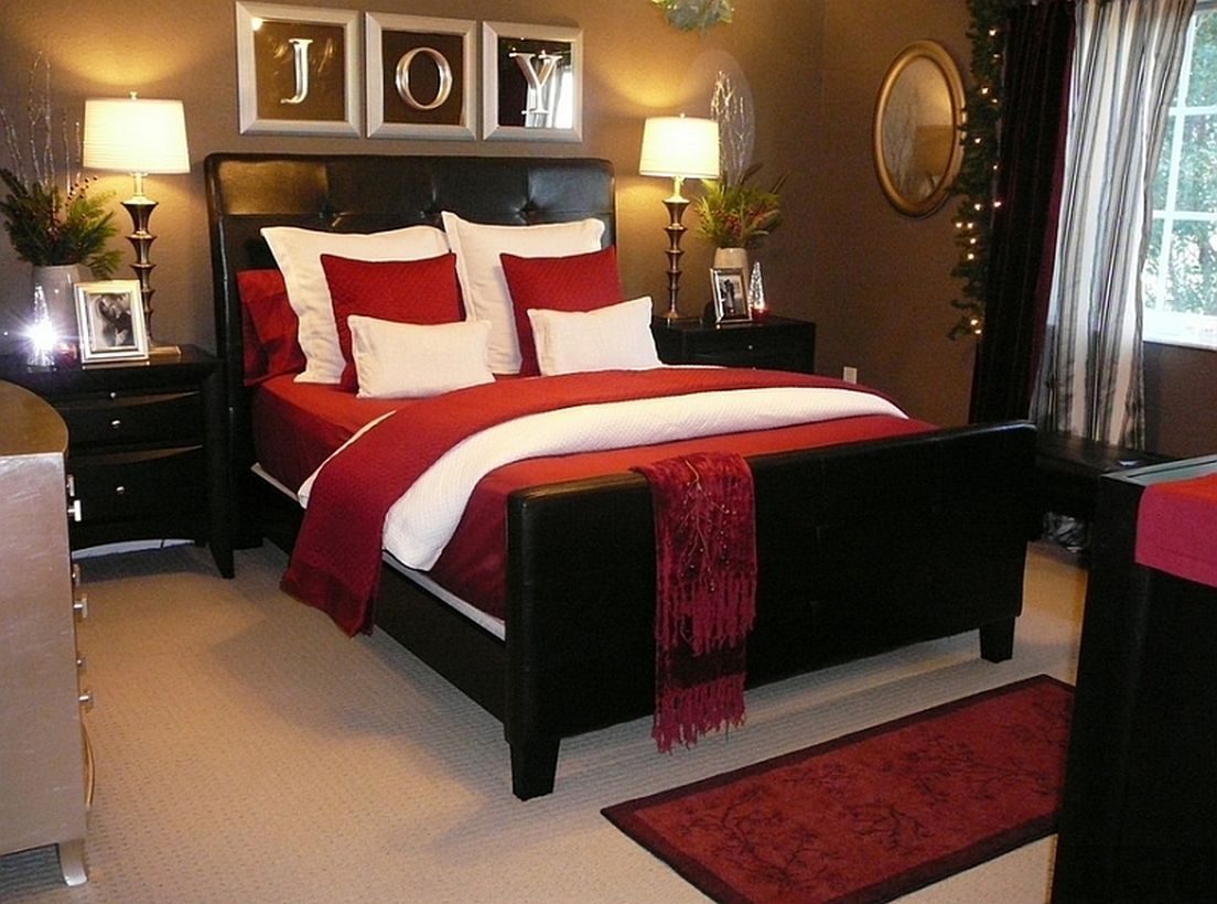 Red-and-White-Guest-Room..-1 50+ Guest Room Christmas Decorations to Make Before Christmas Arriving