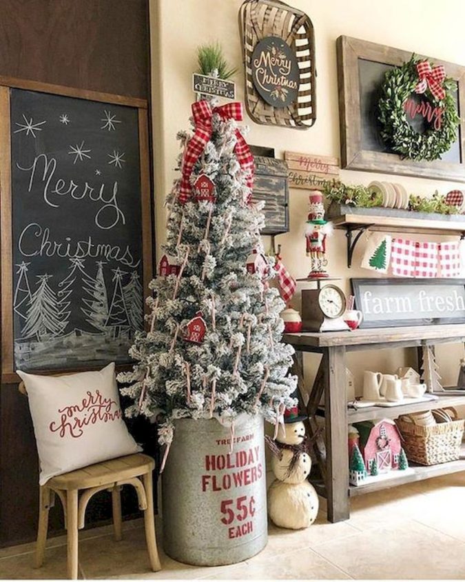 Rustic Country 1 Give Your Home a New Festive Christmas with +90 Themes & Ideas - 2