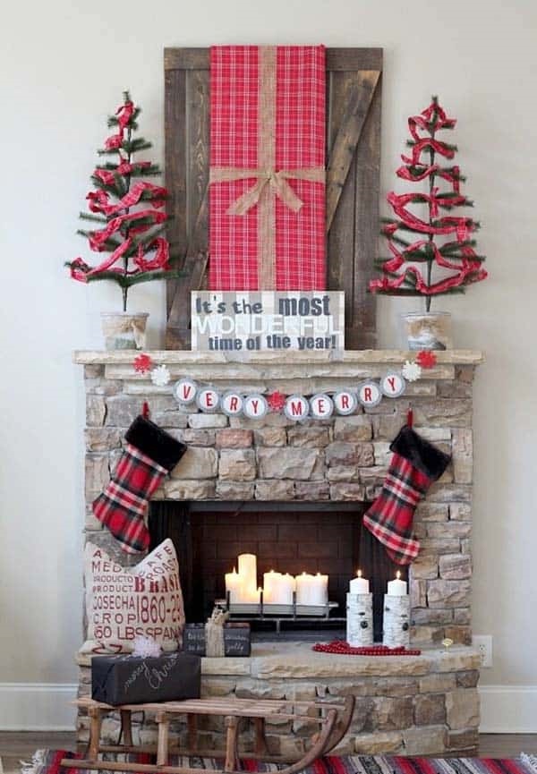 Rustic Country Theme 4 Give Your Home a New Festive Christmas with +90 Themes & Ideas - 21
