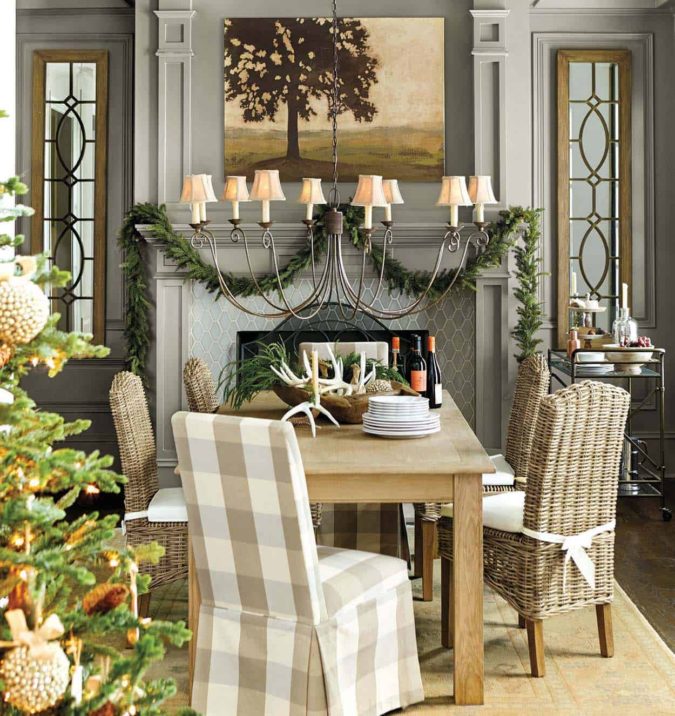 Rustic Country Theme.. 2 Give Your Home a New Festive Christmas with +90 Themes & Ideas - 5