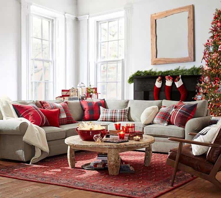 Rustic Country Theme.. 3 Give Your Home a New Festive Christmas with +90 Themes & Ideas - 14